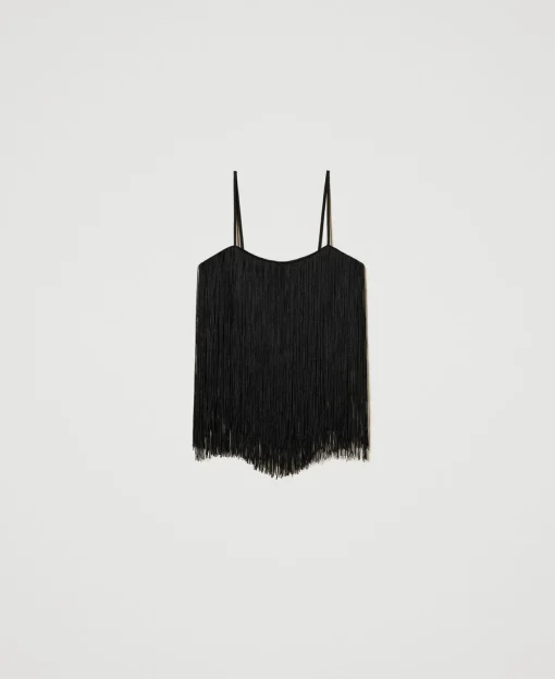 Top Court MYFO Avec Franges
