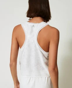 Top Débardeur Avec Sequins All-over