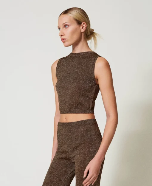 Top En Maille Avec Lurex
