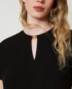 T-shirt Avec Barrette Cœur
