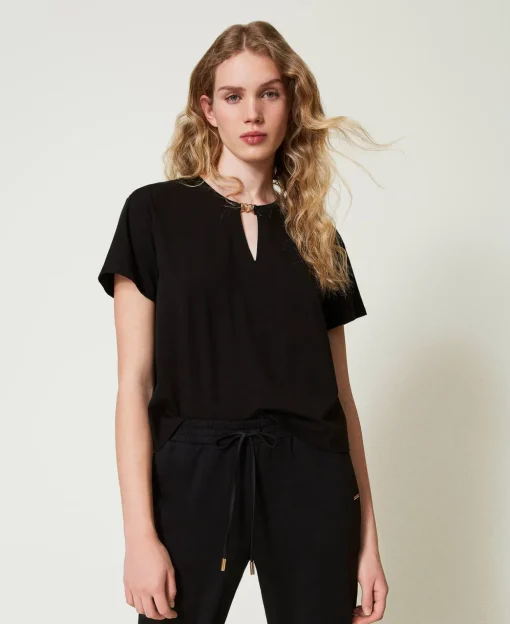 T-shirt Avec Barrette Cœur