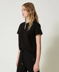 T-shirt Avec Barrette Cœur
