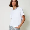 T-shirt Avec Broderie Réalisée à La Main