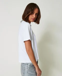 T-shirt Avec Broderie Réalisée à La Main