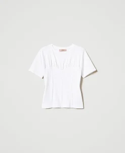 T-shirt Avec Construction Bustier