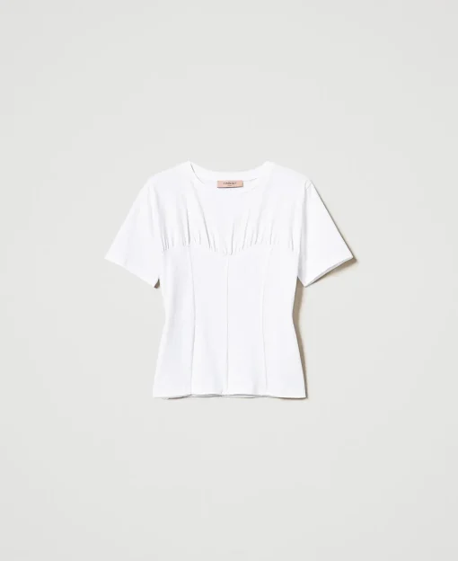 T-shirt Avec Construction Bustier