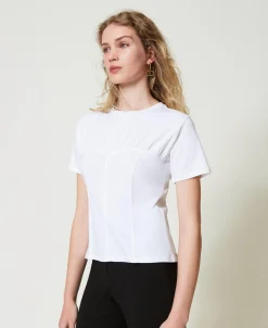 T-shirt Avec Construction Bustier