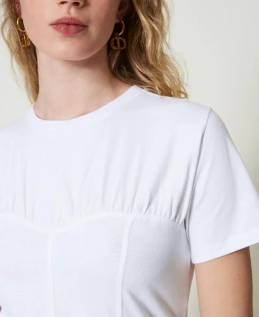 T-shirt Avec Construction Bustier