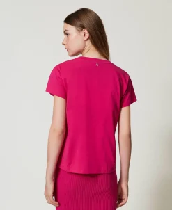 T-shirt Avec Franges Brodées