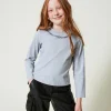 T-shirt Avec Imprimé Collier Et Strass
