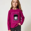 T-shirt Avec Imprimé Et Paillettes