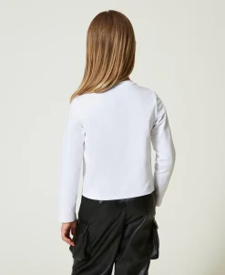 T-shirt Avec Imprimé Et Strass