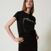 T-shirt Avec Logo Et Strass