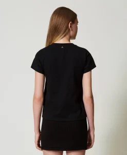 T-shirt Avec Logo Et Strass