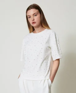 T-shirt Avec Perles