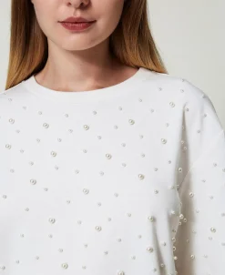 T-shirt Avec Perles