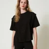 T-shirt Avec Strass Dégradés