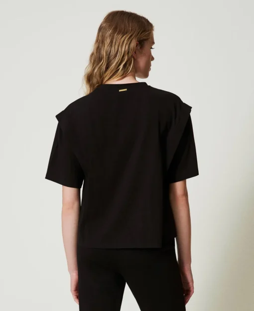 T-shirt Avec Strass Dégradés