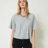 T-shirt Chiné Avec Oval T