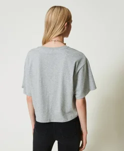 T-shirt Chiné Avec Oval T