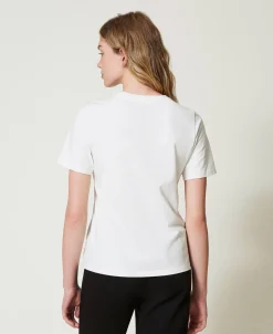 T-shirt Regular Avec Imprimé Pailleté