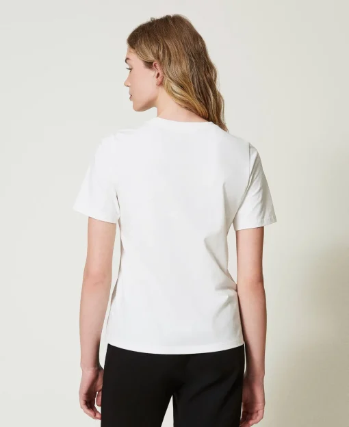 T-shirt Regular Avec Imprimé Pailleté