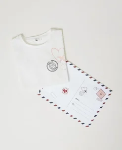 T-shirt Regular Avec Imprimé Pailleté