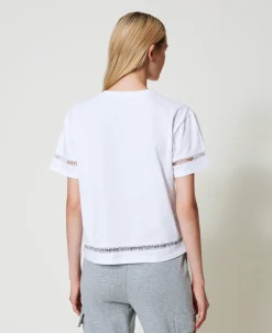 T-shirt Regular Avec Logo Brodé