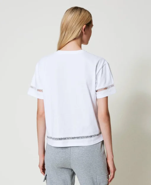 T-shirt Regular Avec Logo Brodé